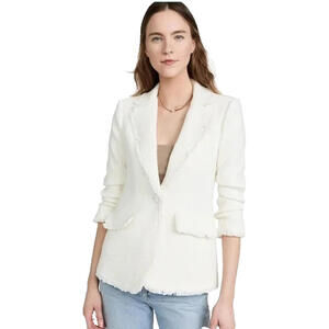 New, Cinq à Sept Khloe Blazer in off white Size 8 #SJ2140